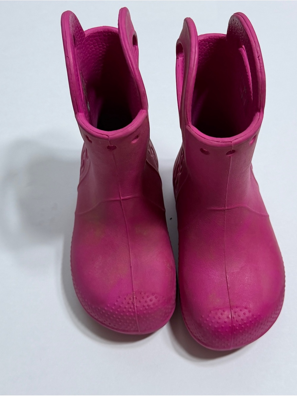 CROCS Kids Magenta Waterproof Rain Boots - Picture 6 of 6
